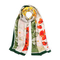 vimate 100% Large Silk Feeling Scarf-Women's Fashion Long Mulberry Silk Satin Neck Scarf Sunscreen Shawl Wrap Headscarf - color: Style 26