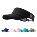 AUSFLUG Sun Visor Hat Men Women - Wide Brim Quick Dry Adjustable Cap, Lightweight for Golf Tennis Pickleball Beach - color: Black