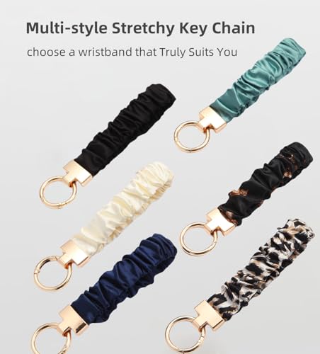 Keychain for Women Girls Bling Heart/Star/Strawberry Key Chain Accessories for Key/Backpack Bag Charm - color: Black Star