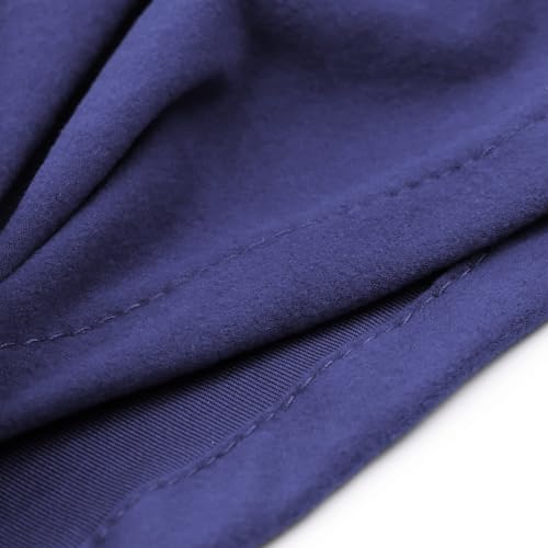 DRESHOW 5 Pack Knotted Headwraps for Women African Turban Pre-Knotted Beanie Headwraps Hair Covers - color: 5 Pack Donuts: Purple/Tan/Navy/Hemp Grey/Black