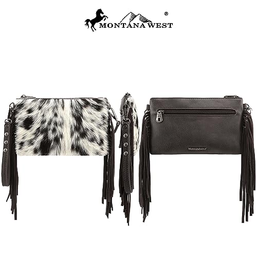 Montana West Western Purse for Women Crossbody Bag Wristlet Clutch Purse - color: A4 Coffee