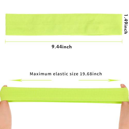 Workout Headbands Non Slip Headband Sport Headbands Sweatbands Elastic Sport Hair Bands for Sports Travel Indoor Fitness Gym - color: solid12