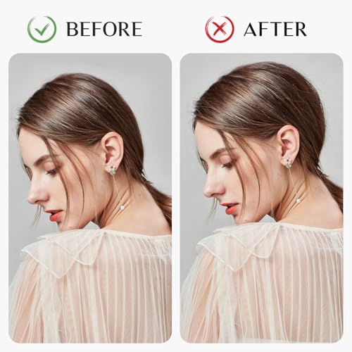 YGQQOY Hair Filler and Hairpins for Updo, Hair Sponge for Updo, Hair Padding,Hair Donuts for Updos, Volume Hair Bumps it Tool, Black - color: Black