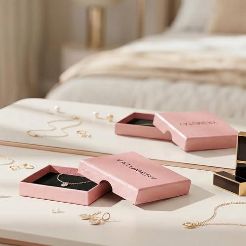 Layered Gold Necklaces for Women, Dainty 14K Gold Plated Cute Pearl Pendant Necklace Jewelry Set Stackable Toggle Chain Choker Collar, Trendy Waterproof Non Tarnish Jewelry Gift - style: Necklace 01-GD