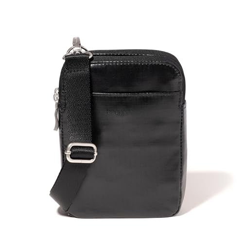 Baggallini Women's Modern Take Two Rfid Crossbody - color: Black Gloss Ripstop