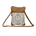 Myra Bag Floral Purses for Women - Genuine Leather and Canvas Floral Purse with Flower Print, Flower Handbags for Women - style: Soul Searcher Crossbody Bag
