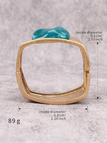 Chunky Gold Bracelet Trendy Gold Cuff Bracelets for Women Statement Silver Arm Cuffs Bangles Arm Punk Jewelry Accessories - style: Chunky Gold Arm Cuff