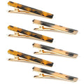 Cobahom 6 Pack Leopard Print Tortoise Shell Metal Hair Pins, Duck Teeth Hair Clips for Styling Women's Hair 2.36 Inch - color: 6 Pcs 2.36 Inch Leopard Print