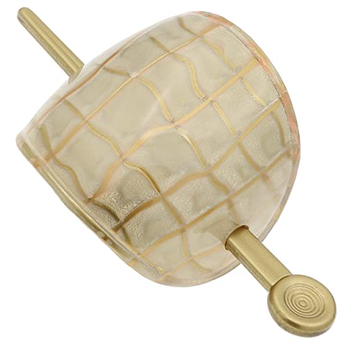 Camila Paris CP3341 French Hair Bun Holder Cover Cap Hair Updo, White and Gold, Hair Pin Thru, Strong Hold Grip Hair Clips for Women, No Slip and Durable Styling Girls Hair Accessories, Made in France - color: White/Gold