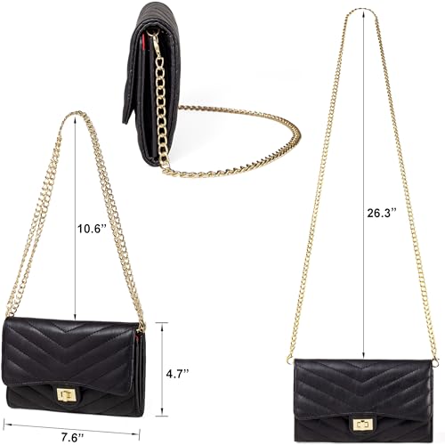 Small Cross Body Purses Sling Crossbody Bags for Women, Shoulder Bag Tote Purse Cross Body Bag Phone Bags - color: U Black