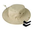Sun Hats for Men Women Boonie Hat Foldable Fishing Hat UPF 50+ Bucket Hat for Fishing Hiking Garden Safari Beach - color: 1pack-beigesleeves