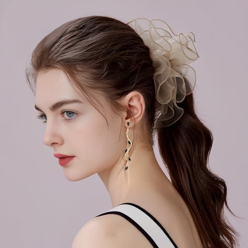 Crystal Drop Earrings,Zirconia Rhinestone Dangling Earrings for Women Prom Party Jewelry Gifts， Dangle Fashion Jewelry Crystal Earrings for Women - color: black gold