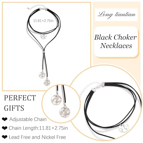 Boho Outfits for Women Boho Necklaces Country Concert Outfits Nashville Western Jewelry Choker Necklaces Long Leather Necklace Western Dress Jewelry Country Cowgirl Accessories Gifts - color: A：Black Choker Necklace