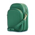 Mali+Lili, Josie Triple Zip Crossbody Bag - color: Kelly Green