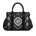 Wrangler Tote Bag for Women Western Purse and Aztec Satchel Handbag - color: Aztec Black