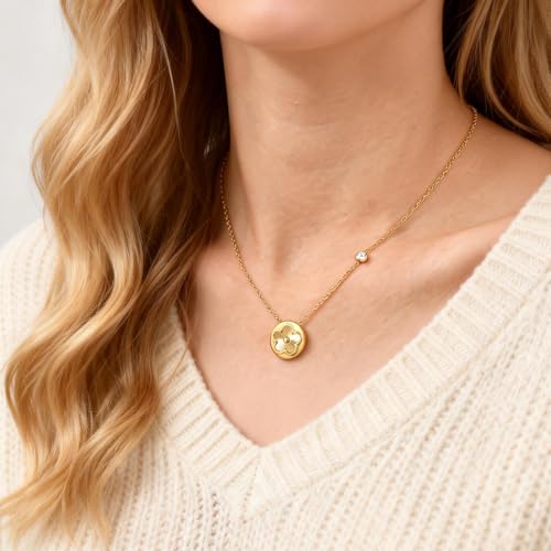KSF Gold Lariat Necklace for Women Y Shaped Layered CZ Drop Chain | Y shaped necklace; Layered CZ detail; Long lariat style; Gift for her - color: Gold-14