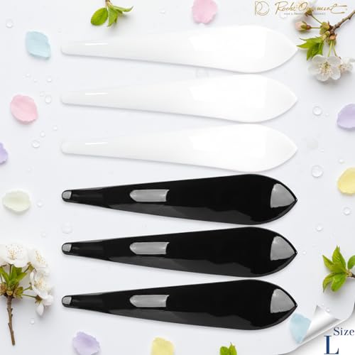 RC ROCHE 6 Pcs Duck Bill Alligator Hair Clips for Women Sectioning Flat Claw Long Thick Hair Inner Teeth Curved Styling Jaw Strong Secure Grip Salon, Large Black & White - color: (Large) Black & White