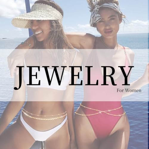 Rhinestone Waist Chains Crystal Waist Chain with Pendant Abdominal Chain Thin Minimalist Body Chain Jewelry for Women Beach Rave - style: C-Sequin+Beads-Gold
