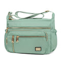 NPBAG Crossbody Bag for Women, Shoulder Purse Handbag Messenger Bag, Trendy Pocketbooks, Waterproof and Multi-Pockets - color: Light Green