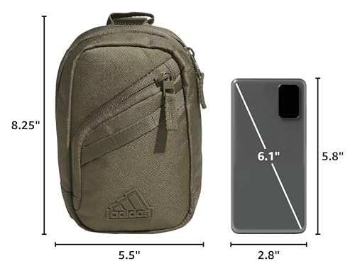 Prime Mini Sling Crossbody Bag, small size for festivals and travel - color: Olive Strata Green