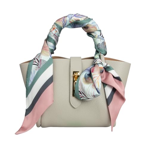 RIIQIICHY Hair Scarf for Women Like Silk Scarves Headband Neck Scarfs Twilly Purse Accessories - color: C019