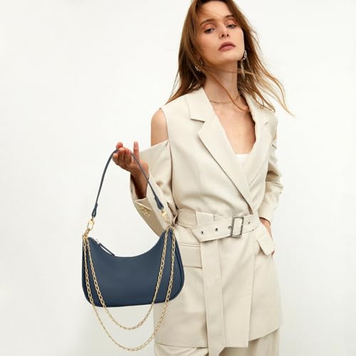 KKXIU Shoulder Bag for Women Cute Hobo Purses and Handbags Retro Clutch Underarm Purse | Cute - color: Blue