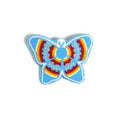 Beaded Hair Clips Native American Style Handmade Collection (Butterfly (Skyblue)) - color: Butterfly (Skyblue)