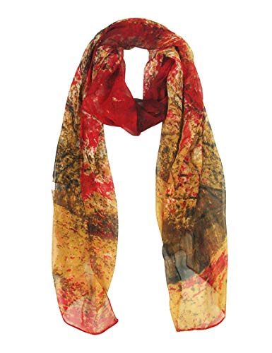 PANTONIGHT Long Chiffon Fashion Scarf Lightweight Chiffon Sheer for women - color: No.787