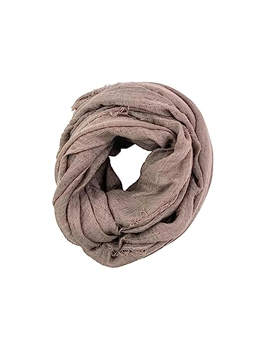 Humble Hilo Womens Woven Bohemian Style Gauze Scarf,Shawl, Head Wrap Fringed Edge Lightweight, Long Folds Small - color: Taupe