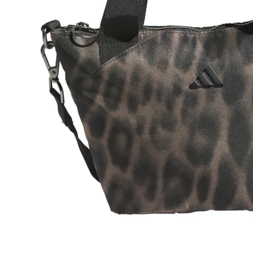 adidas Small Tote Mini Bag for Women and Men - color: Premium/Leopard Black-earth Strata/Black