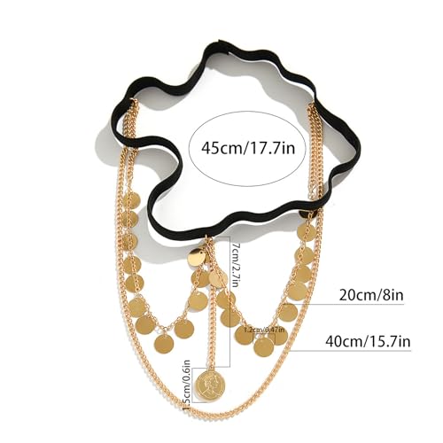 Multi-Layered Thigh Chains Jewelry, Bikini Elastic Tassel Leg Chain, Summer Beach Body Chain, Simple Metal Thigh Body Chain for Women - color: Thigh jewelry-gold