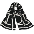 WZX Boho Scarf for Women, 70"x35" Large Lightweight Shawl Wrap for Travel, Sun Protection, Office & All-Season Wear - color: 003
