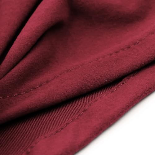 African Women Turban Caps Pre-Tied Twisted Turbans Head Scarf for Women Hair Wraps Cover Beanie Cancer Chemo Headwear - color: 1 Pack Twisted Braid: Burgundy