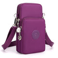 JANKS Small Crossbody Bags for Women Mini Cell Phone Purses Handbag Shoulder Bag - color: 010 Dark Purple