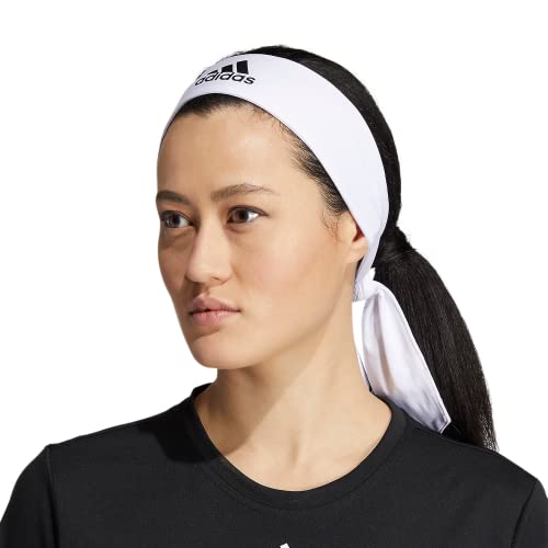 adidas Alphaskin Tie Headband - color: Tie/1/White/Black