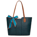 Montana West Tote Bags for Women Top Handle Satchel Purses - color: Teal Blue