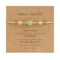 Empath Anxiety Calming Protection Bracelets Gifts for Her, Natural Healing Natural Stone Beaded Bracelet Healing Bracelets Jewelry for Women - color: Money success