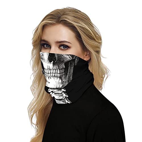12-30 Pieces Neck Gaiters Scarf Head Wrap Headwear Balaclava Face Mask Sun Bandanas for Women Men Running,Cycling,Fishing - color: 30 Colors With Pattern