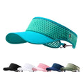 AUSFLUG Sun Visor Hat Men Women - Wide Brim Quick Dry Adjustable Cap, Lightweight for Golf Tennis Pickleball Beach - color: Teal