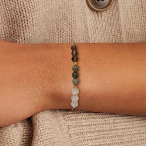Empath Anxiety Calming Protection Bracelets Gifts for Her, Natural Healing Natural Stone Beaded Bracelet Healing Bracelets Jewelry for Women - color: Unbreakable