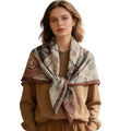 41" Large Square Scarf Hairscarf Fashion Scarves Hair Wrapping Scarfs Night Sleeping Headscarf for Women B06 - color: B0620