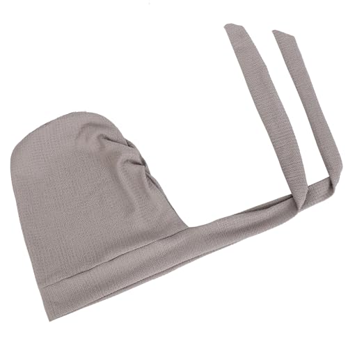 YYAOJHAO Pre Tied Bandanas Headscarf for Women - Solid Wave Chemotherapy Caps Headwrap Chemo Turban Headwear Hats - color: Gray