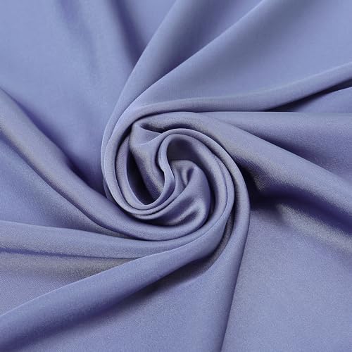 RIIQIICHY 35 Inch Head Scarf for Women Hair Scarf Like Silk Scarf Square Scarf Bandanas for Women - color: Blue