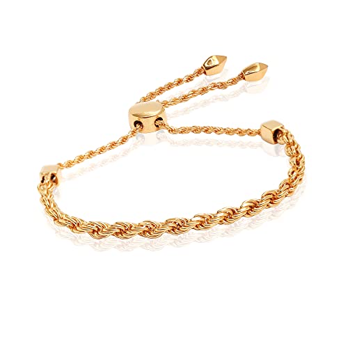 LeCalla 925 Sterling Silver Bracelets for Women | Italian Handmade Adjustable Sliding Bolo Bracelet Jewelry | Lightweight Adjustable Silver Chain Bracelet for Women | Hypoallergenic Jewelry Gifts - style: Bolo-style adjustable chain bracelet