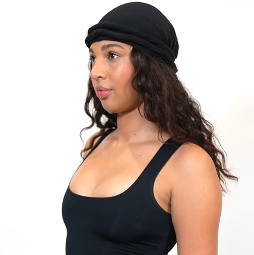 Veeta Superior Halo Turban Silk Satin Lined Head Wrap, Pre-Tied Turban for Men & Women, Turban Durag Wave Cap