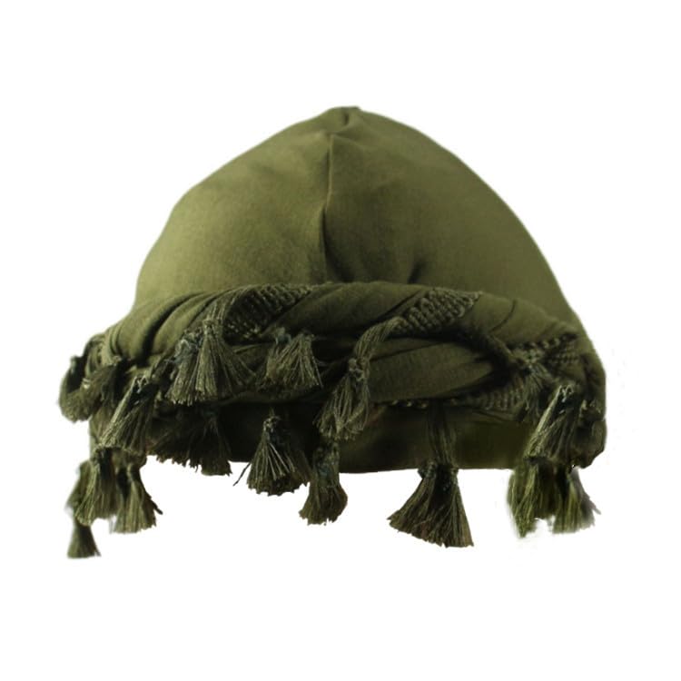 Gturytr Turban for Men Vintage Twist Head Wraps Durag Satin Lined Halo Turban for Women Modal and Satin Scarf Tie - color: Green