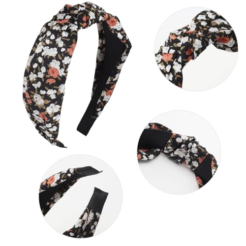 DRESHOW 8 Pack Knotted Headbands for Women Wide Turban Headband Yoga Exercise Ribbing Hair Hoop Hair Bands Accessories - color: 8 Pack Plastic Hair Hoop H