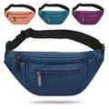 Fanny Pack for Men Women,Crossbody Waist Bag Pack,Belt Bag for Travel Walking Running Hiking Cycling,Easy Carry Any Phone,Wallet (Dark blue) - color: Dark blue