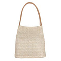 Aphoraeny Straw Beach Bag Buckets Totes Handbag Shoulder Tote Bag Straw Purse Summer Purse Women Summer Handbag - color: A-light Beige