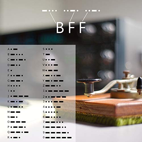 KGBNCIE Inspirational Gifts for Women, Morse Code Funny Gifts Bracelets for Women, S925 Sterling Silver Morse Code Bracelets Friend Gifts - style: 10 BFF